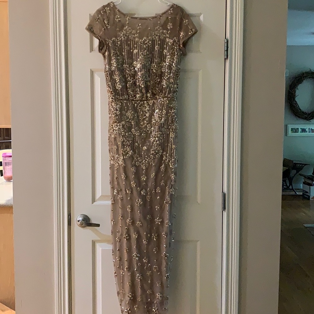 Beautiful Bronze/Gold Full Length Gown